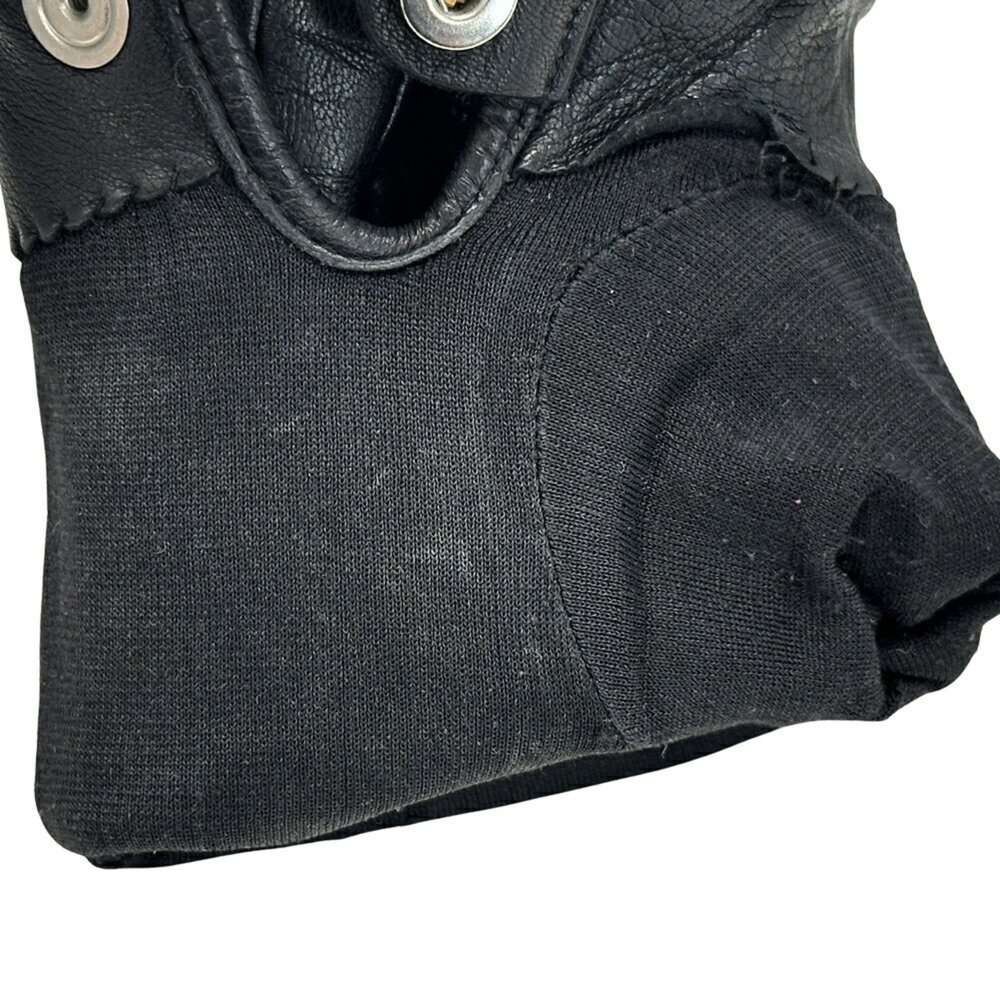 Hermes Hermès Kelly Gloves for Women, Leather, Silk, Mink, Black, Brown, Fur, - Picture 9 of 10